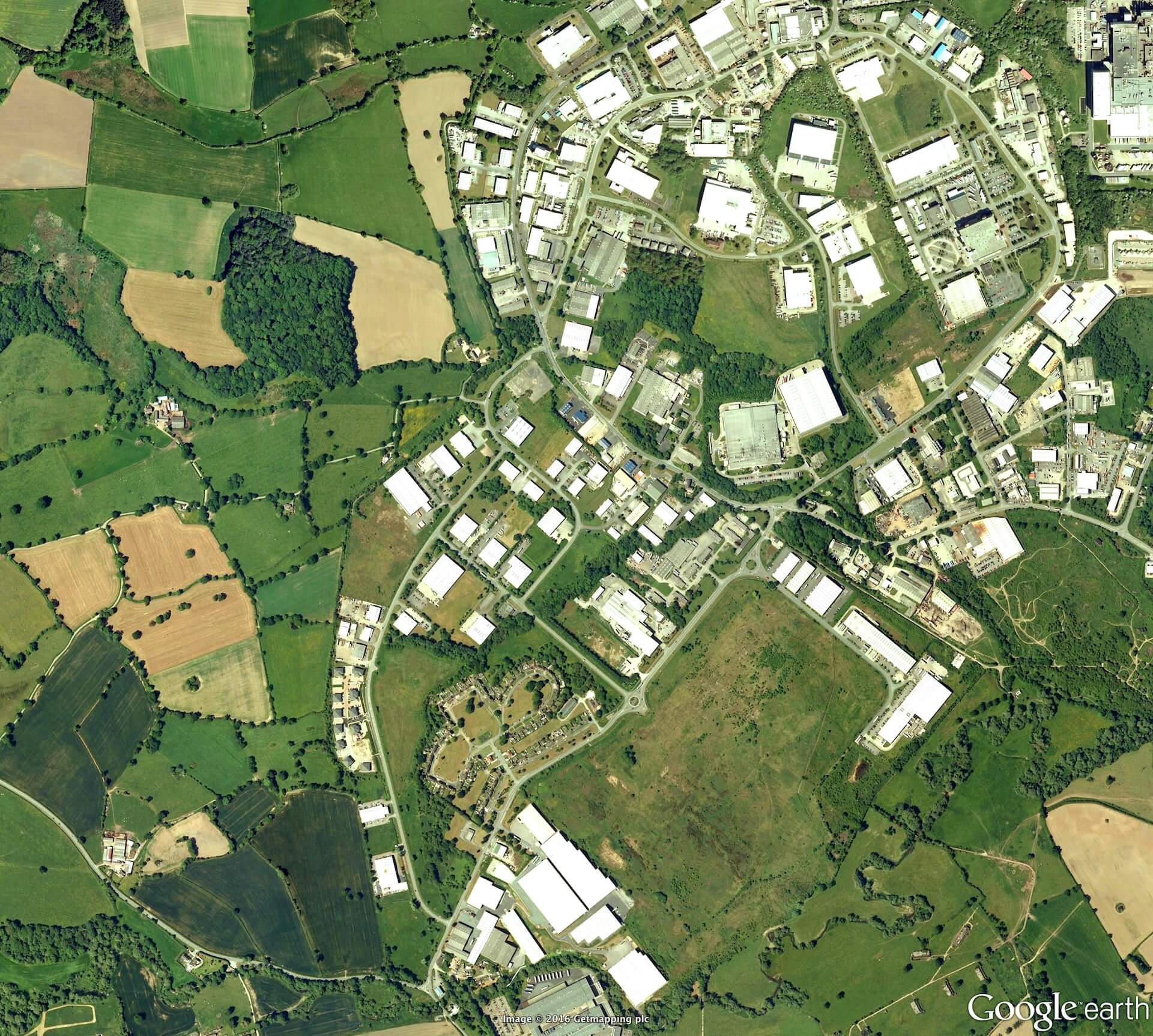 Plans For Growth At Wrexham Industrial Estate FI Real Estate Management   21 Wrexham Googleearthprohr 