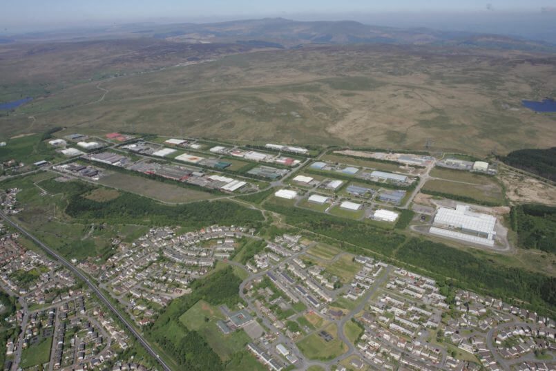 Rassau Industrial Estate Wales