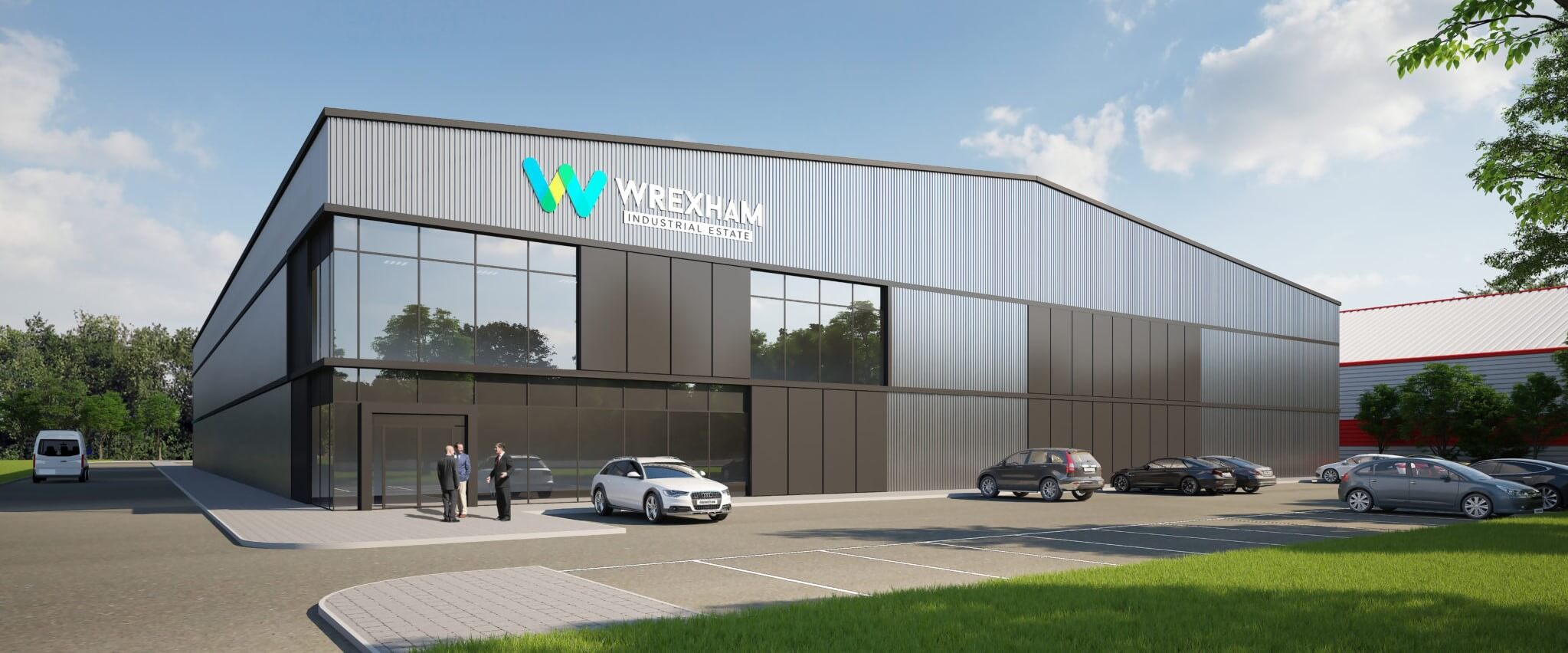 Wrexham Industrial Estate - new development May 2021