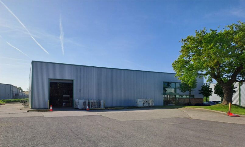 Unit 52 Wrexham Industrial Estate External Shutter Doors